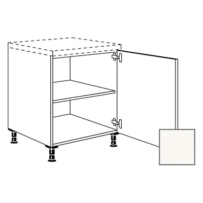 Kuchyňská skříňka spodní Naturel Erika24 s dvířky 30x87x56 cm bílá lesk 450.UD30.R