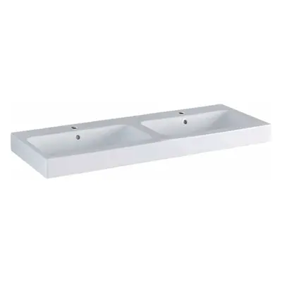 Geberit Icon dvojumyvadlo 120x48,5 cm otvor pro baterii uprostřed 124 120 600