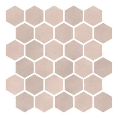 Mozaika Cir Materia Prima pink velvet hexagon 27x27 cm lesk 1069917