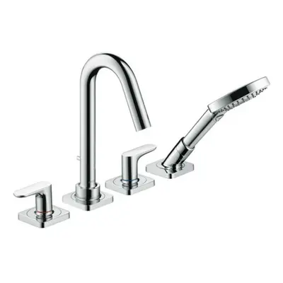 Vanová baterie Hansgrohe Axor Citterio M bez podomítkového tělesa chrom 34444000