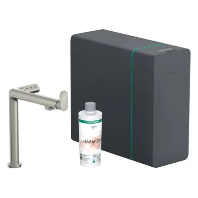 Dřezová baterie Hansgrohe Aqittura bez výpusti nerez 76837800