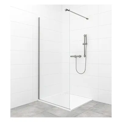 Sprchová zástěna Walk-in 110 cm SAT v barvě profilu PVD Gun metal SATBWI110PRGM