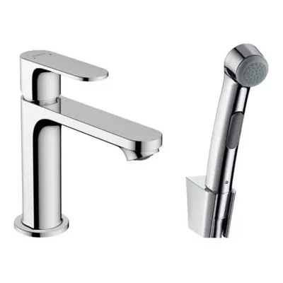 Umyvadlová baterie Hansgrohe Rebris S s bidetovou sprškou chrom 72215000