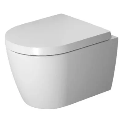 Závěsné WC Duravit Me By Starck Compact, Rimless, s HygieneGlaze, alpská bílá 2530092000