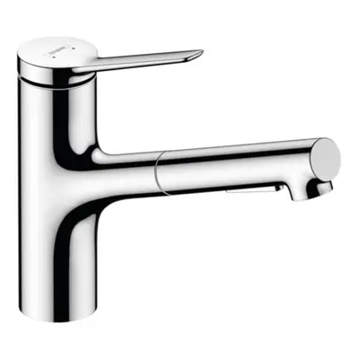 Dřezová baterie Hansgrohe Zesis s vytahovací sprškou, 2 proudy chrom 74803000