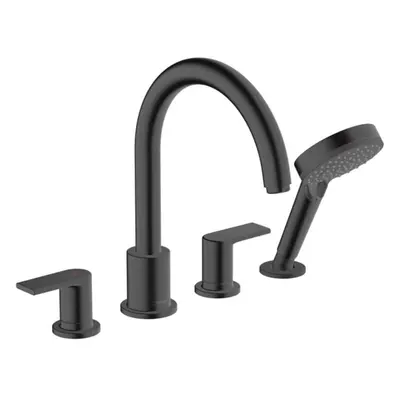 Vanová baterie Hansgrohe Vernis Shape se sprchovým setem černý mat 71459670