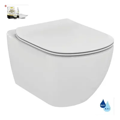 Ideal Standard Tesi wc s prkénkem softclose závěsné zadní odpad SIKOSIST0078