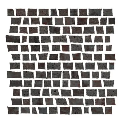 Mozaika Cir Metallo ruggine 30x30 cm mat 1062377