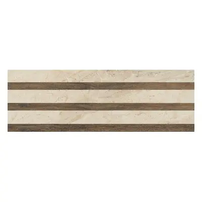 Dekor Fineza Adore beige stripes 25x75 cm mat DADORE275ST