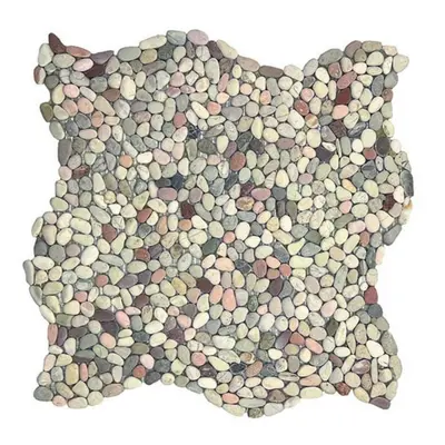 Kamenná mozaika Mosavit Mini pebbles mix 30x30 cm mat PEBBLEMIX