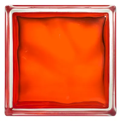 Luxfera Glassblocks orange 19x19x8 cm lesk 1908WOR