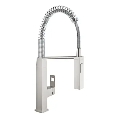 Dřezová baterie Grohe Eurocube s otočným raménkem supersteel 31395DC0