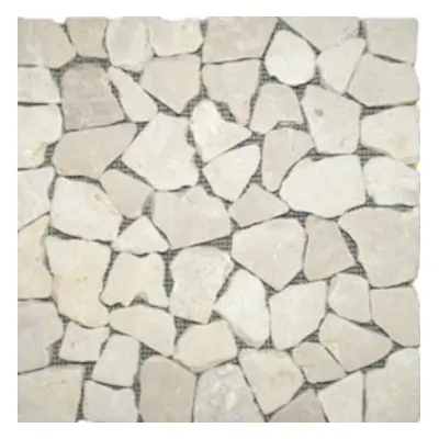 Kamenná mozaika Premium Mosaic Stone béžová 30x30 cm mat STMOSCRW