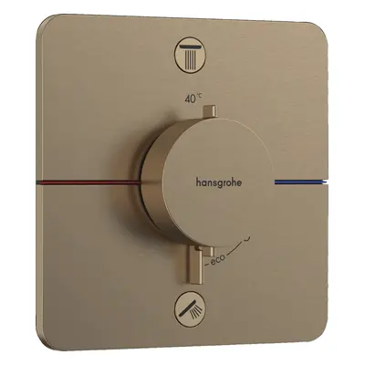 Vanová baterie Hansgrohe ShowerSelect Comfort Q bez podomítkového tělesa kartáčovaný bronz 15583