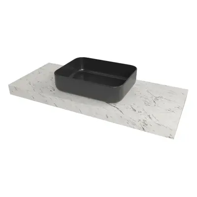 Deska pod umyvadlo Naturel Dolce 83,5x8x50 cm mramor Carrara bílá mat DO8050MCB