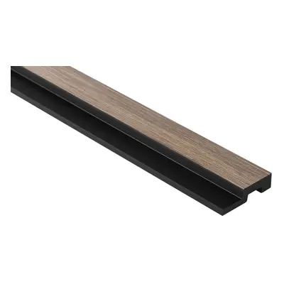 Obkladová lamela pravé ukončení Fineza Slat Medium Grey oak 270X2,3 cm SLAT02GOR