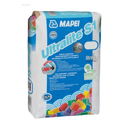 Mapei Ultralite S1 lepidlo šedá 15 kg c2te s1 ULTRALITES1