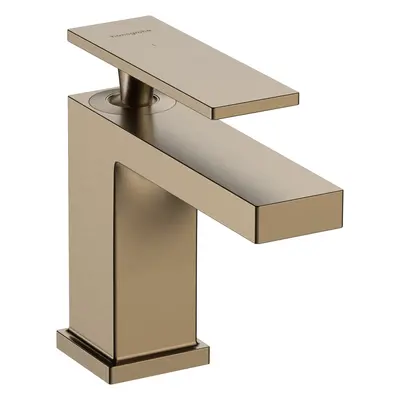 Ventil umyvadlový Hansgrohe Tecturis E bez výpusti kartáčovaný bronz 73013140