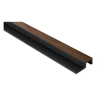 Obkladová lamela pravé ukončení Fineza Slat Large Dark oak 270X2,3 cm SLAT03DOR