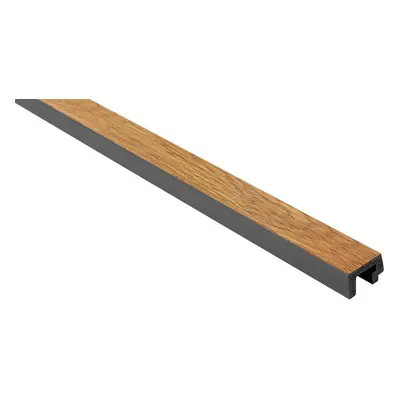 Obkladová lamela levé ukončení Fineza Slat Large Natural oak 270x3,6 cm SLAT03NOL