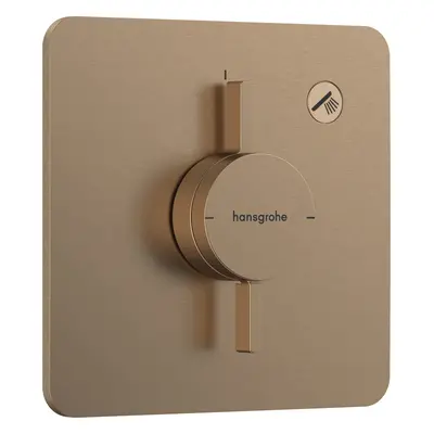 Sprchová baterie Hansgrohe DuoTurn Q bez podomítkového tělesa kartáčovaný bronz 75614140