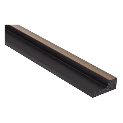 Obkladová lamela pravé ukončení Fineza Slat Small Dark oak 270X2,3 cm SLAT01DOR