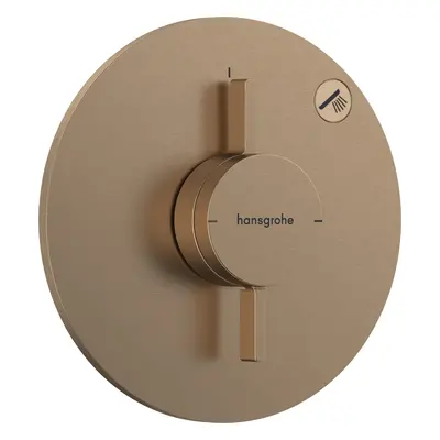 Sprchová baterie Hansgrohe DuoTurn S bez podomítkového tělesa kartáčovaný bronz 75618140