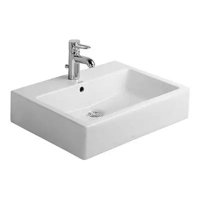 Umyvadlo Duravit Vero 60x47 cm otvor pro baterii, s přetokem 0454600000