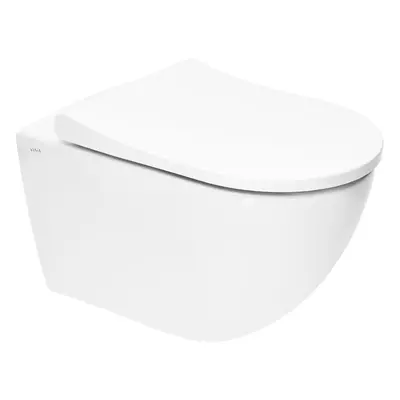 VitrA S60 wc závěsné bílé včetně sedátka, zadní odpad 7510-003-6288