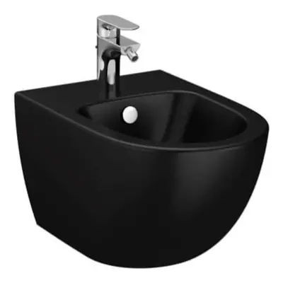 Bidet VitrA Shift závěsný černý, vnitřní přívod RN020BL