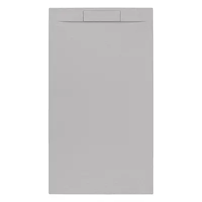 Sprchová vanička obdélníková SAT Fusion 100x80 cm litý mramor Gris Perla SATFU10080GRP