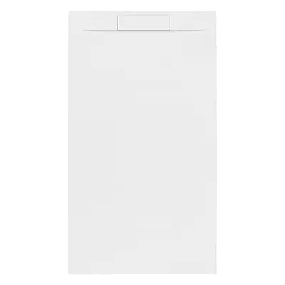 Sprchová vanička obdélníková SAT Fusion 140x90 cm litý mramor Blanco SATFU14090BL