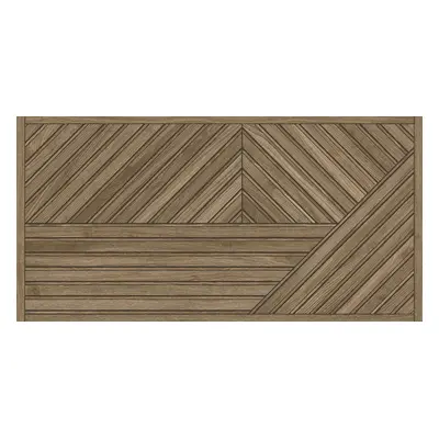 Obklad Argenta Batten walnut tangram 60x120 cm mat BATTEN612WNTA