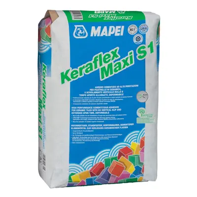 Mapei Keraflex Maxi S1 Low Dust lepidlo šedá 25 kg c2te s1 KERAFLEXMAXI