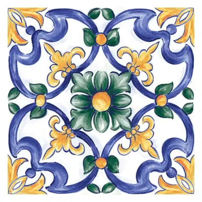 Dlažba Ragno Amuri Maiolica Tappeto 3 20x20 cm lesk AMRC8J