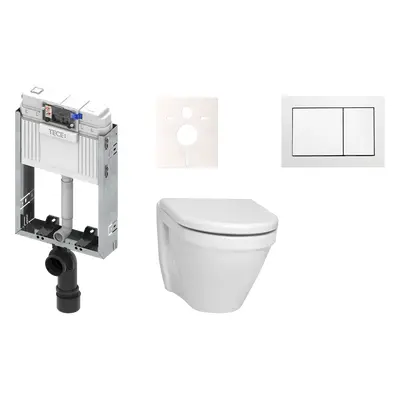 Cenově zvýhodněný závěsný WC set TECE k zazdění + WC Vitra S50 KMPLS50T