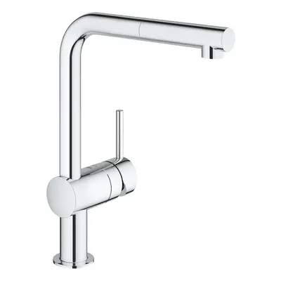 Dřezová baterie Grohe Minta s vytahovací sprškou nízkotlaká chrom 31397000