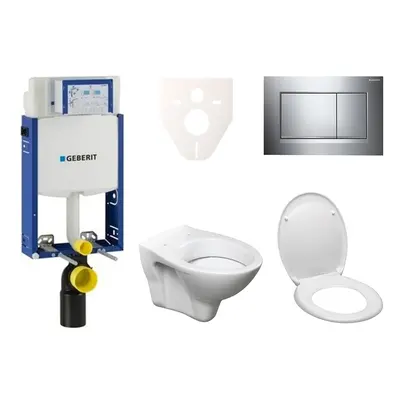 Cenově zvýhodněný závěsný WC set Geberit k zazdění + WC S-Line S-line Pro 110.302.00.5ND6