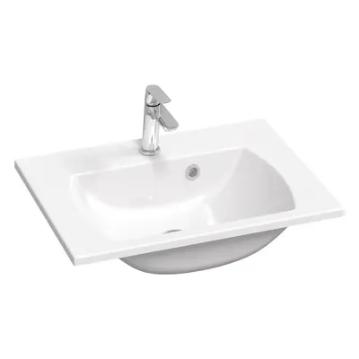 Ravak Classic Slim umyvadlo 60x45 cm otvor pro baterii uprostřed XJX01160004