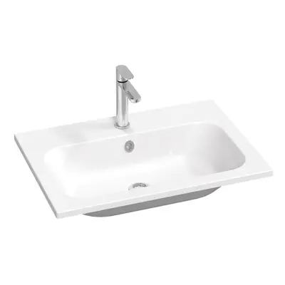 Umyvadlo Ravak Chrome Slim 70x49 cm otvor pro baterii uprostřed XJG01170001