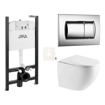 Závěsný wc set do lehkých stěn / předstěnová SAT SIKOJSREX67CR