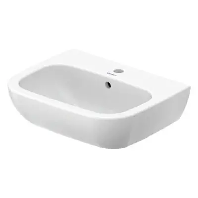 Duravit D-Code umyvadlo 55x43 cm otvor pro baterii, s přetokem 23 105 500 002