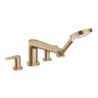 Vanová baterie Hansgrohe Talis E se sprchovým setem kartáčovaný bronz 71748140