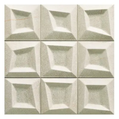 Dekor Realonda Stonehenge beige 33x33 cm reliéfní STHFR33BE