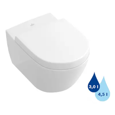 Wc závěsné Villeroy & Boch Subway 2.0 zadní odpad 56001001