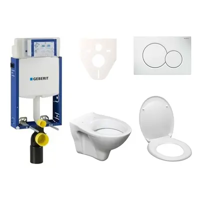 Cenově zvýhodněný závěsný WC set Geberit k zazdění + WC S-Line S-line Pro 110.302.00.5ND1