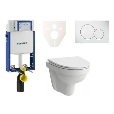 Cenově zvýhodněný závěsný WC set Geberit k zazdění + WC Laufen Laufen Pro Nordic SIKOGE2H1