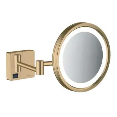 Hansgrohe AddStoris kosmetické zrcátko sklopné kartáčovaný bronz 41 790 140