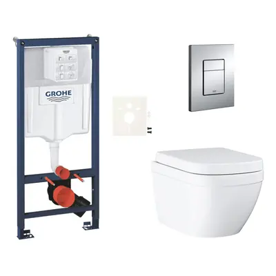 Závěsný wc set do lehkých stěn / předstěnová montáž Grohe Euro Ceramic SIKOGRSEUE