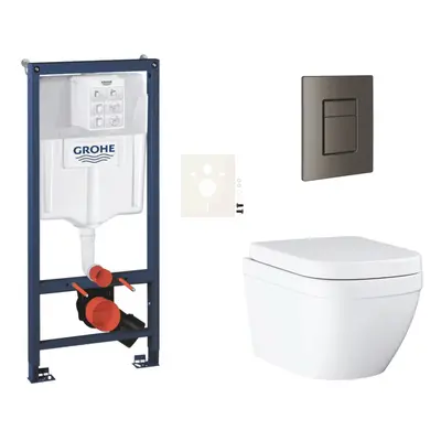 Závěsný wc set do lehkých stěn / předstěnová montáž GROHE Euro Ceramic SIKOGRSEUSCAL0